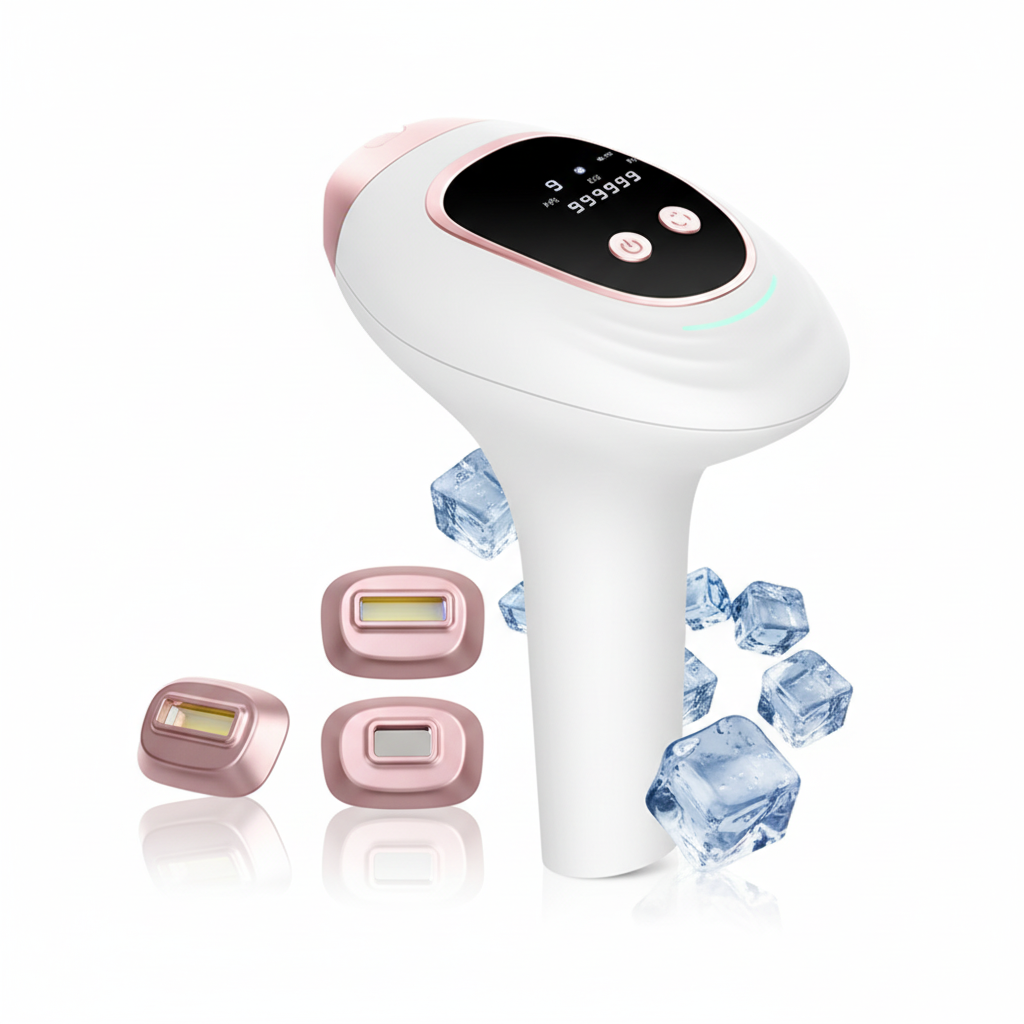 Epilator IPL TrustTech 3 Moduri Epilare Definitiva -Rejuvenare-Reducere Acnee, Racire cu gheata