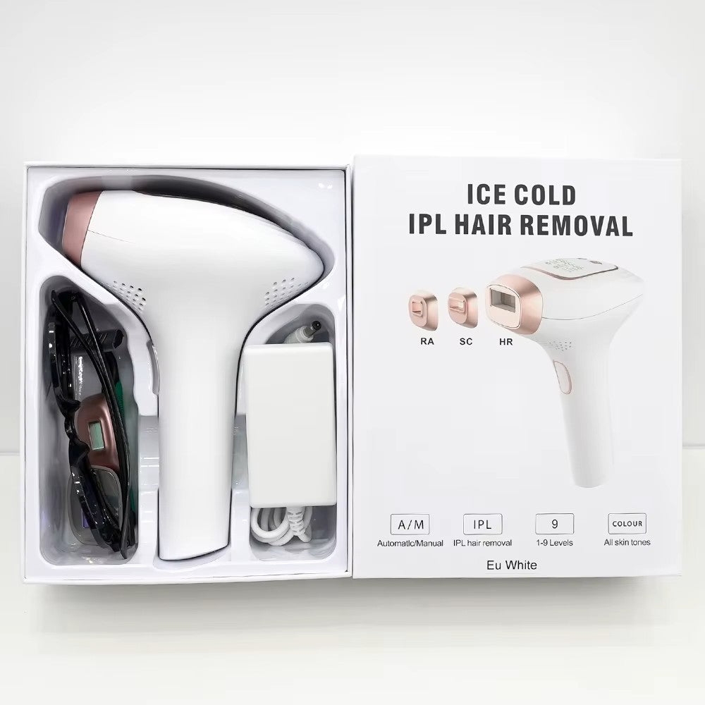 Epilator IPL TrustTech 3 Moduri Epilare Definitiva -Rejuvenare-Reducere Acnee, Racire cu gheata