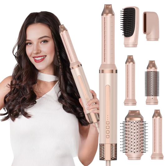 Perie electrică și uscător păr 6in1 TrustTech