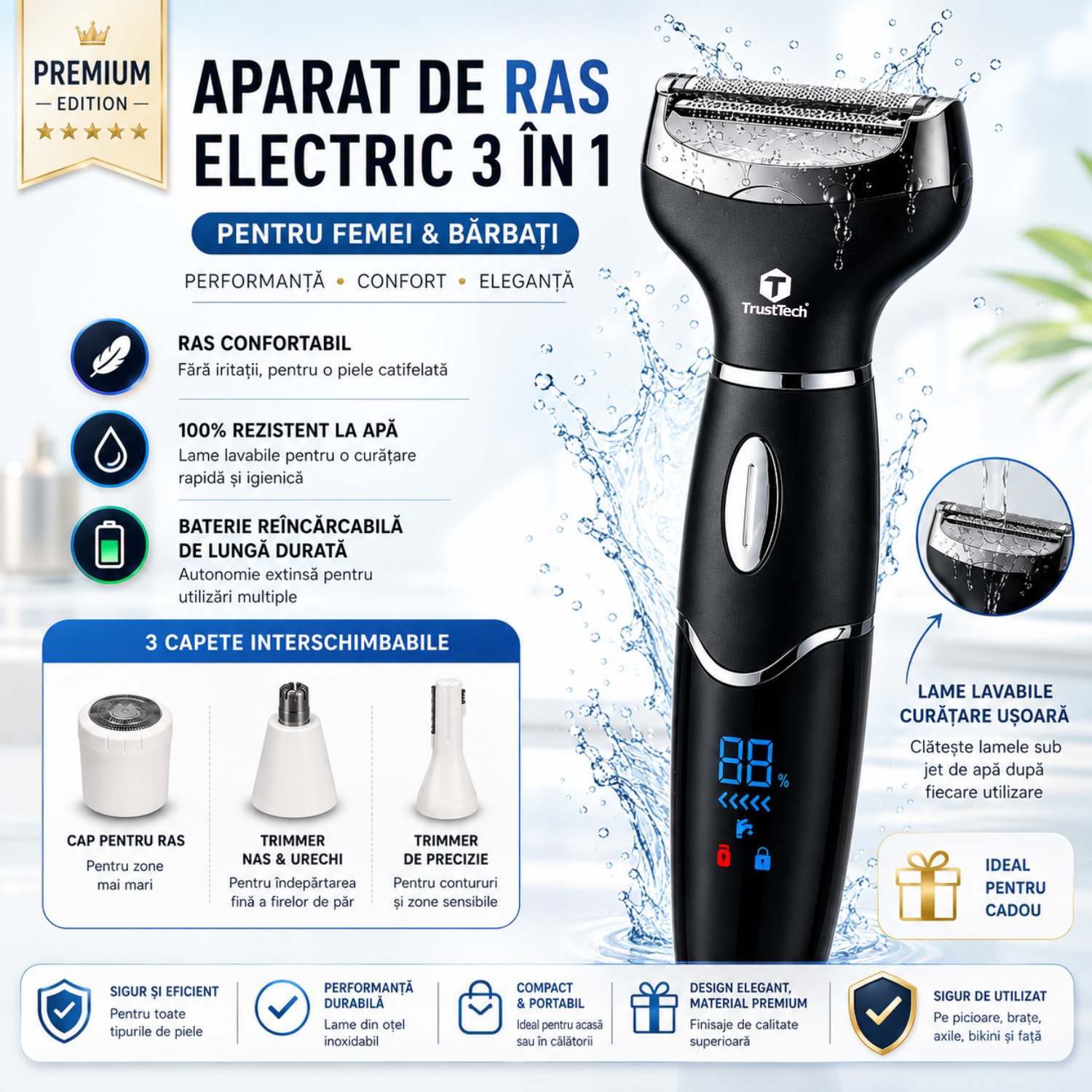 Aparat de Ras Electric TrustTech