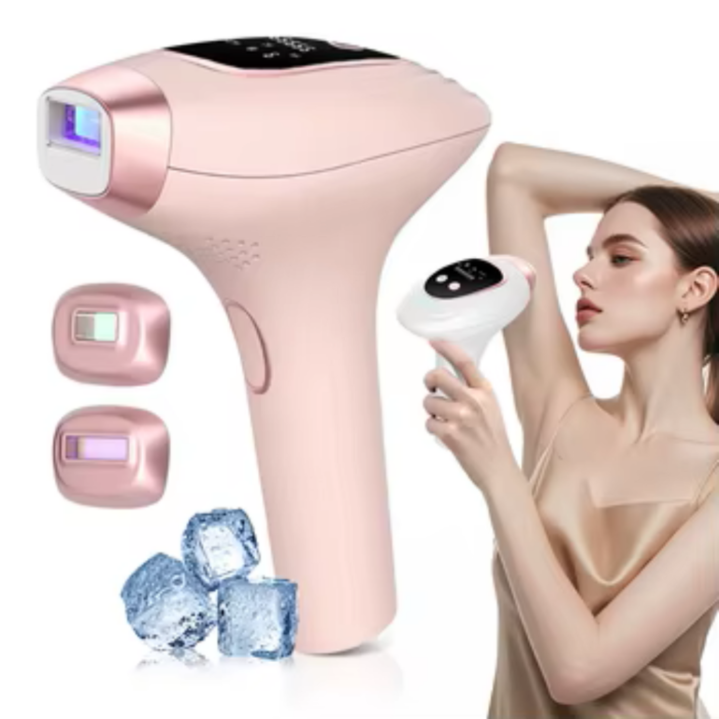 Epilator IPL TrustTech 3 Moduri Epilare Definitiva -Rejuvenare-Reducere Acnee, Racire cu gheata