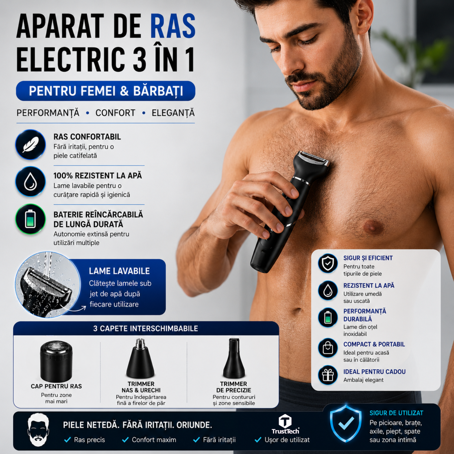Aparat de Ras Electric TrustTech