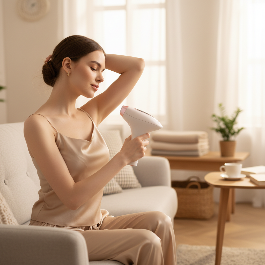Epilator IPL TrustTech 3 Moduri Epilare Definitiva -Rejuvenare-Reducere Acnee, Racire cu gheata