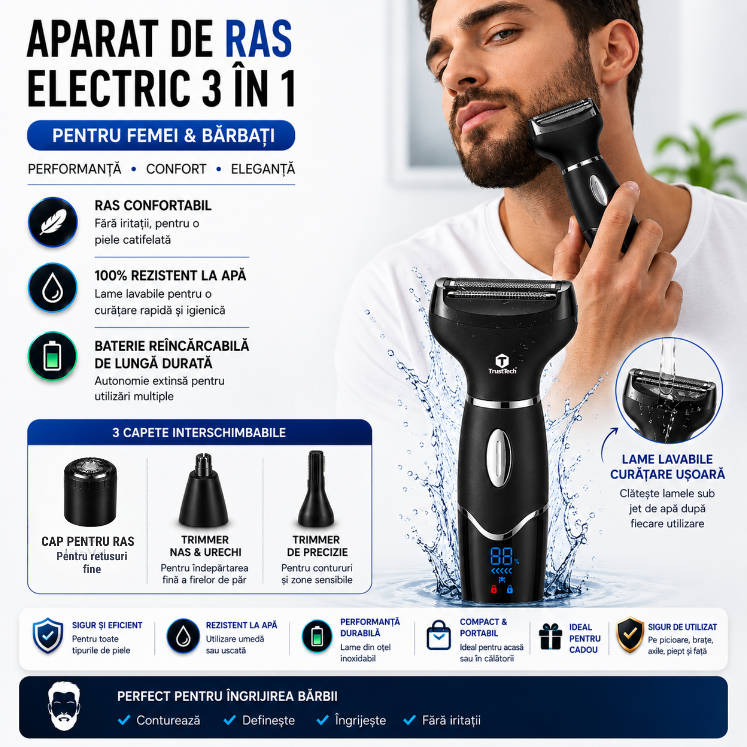 Aparat de Ras Electric TrustTech