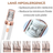 Miniepilator si Shaver TrustTech 2 in 1, mini epilator facial si corporal, pentru puf facial, zona bikinilor, brate, picioare si retusuri rapide 2 capete, IPX7 waterproof, reincarcabil USB Type-C, 350mAh, 60 min autonomie, Alb