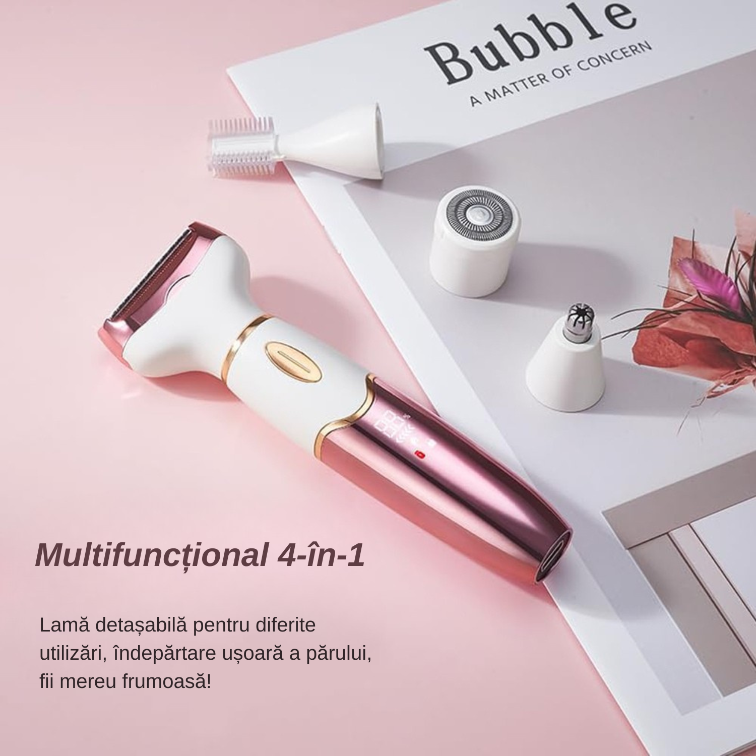 Aparat de Ras Electric TrustTech Femei, Epilator Corporal Umed / Uscat