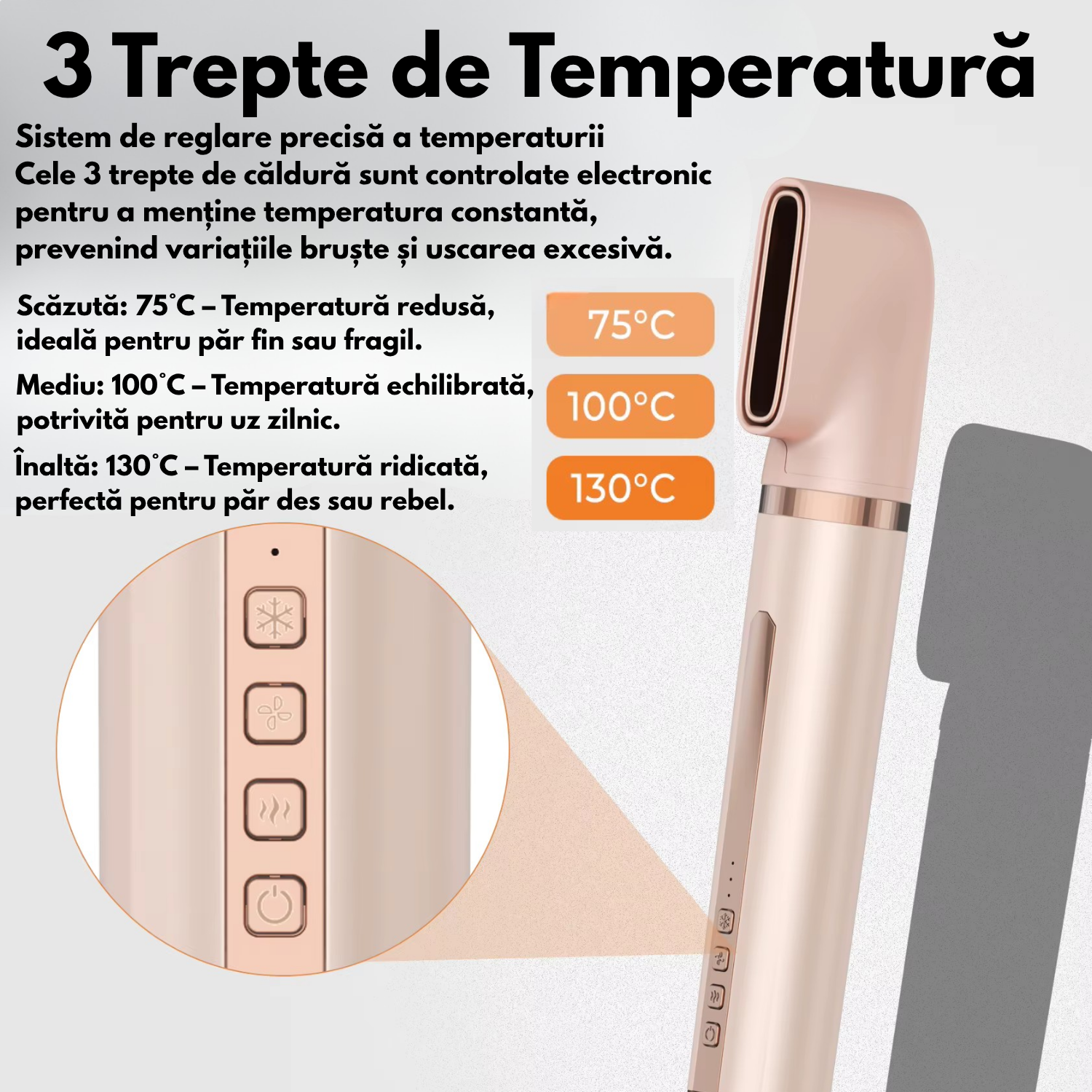 Perie electrică și uscător păr 6in1 TrustTech