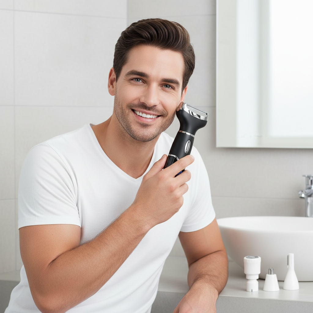 Aparat de Ras Electric TrustTech Femei, Epilator Corporal Umed / Uscat