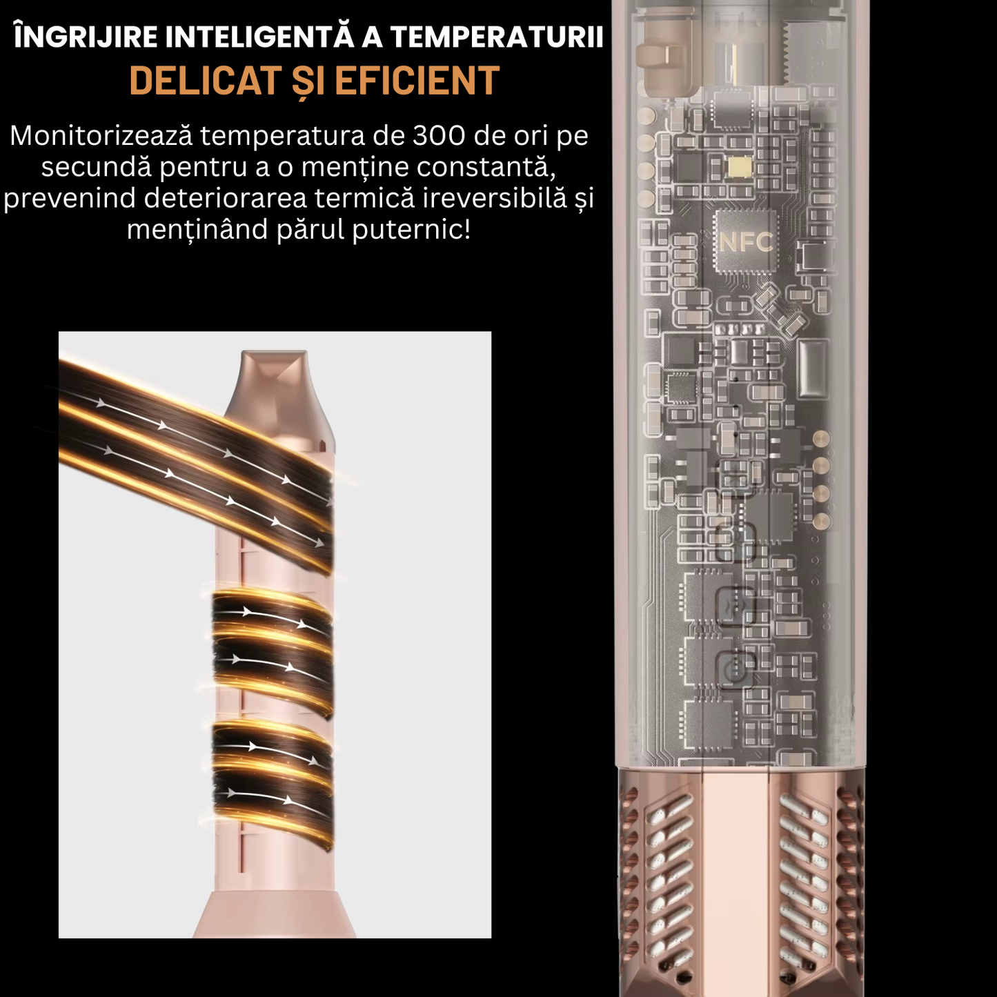 Perie electrică și uscător păr 6in1 TrustTech