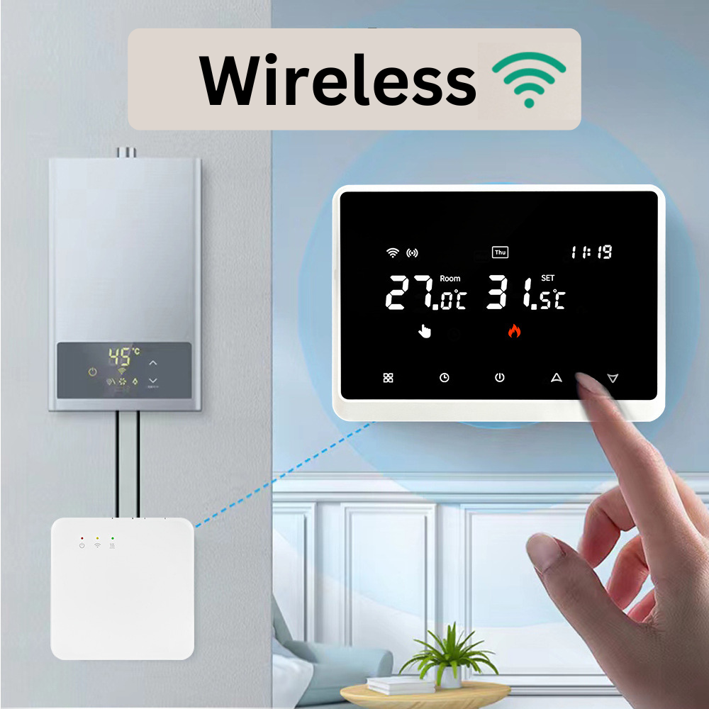 Termostat Inteligent Wireless WiFi TrustTech, Control de pe Telefon